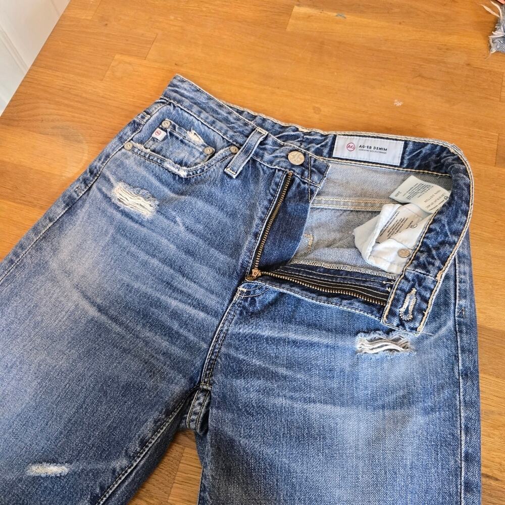 🔴 3/$30 AG 24×27 The Phoebe Vintage High-Waisted Tapered Jean — 15Y Anchorage - Picture 10 of 12